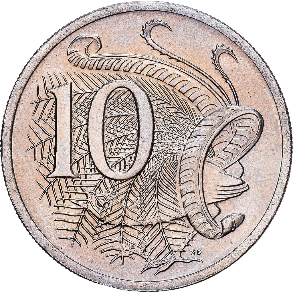 Austrália, Elizabeth II, 10 Cents, 1982, Cobre-níquel, MS(63), KM:65
