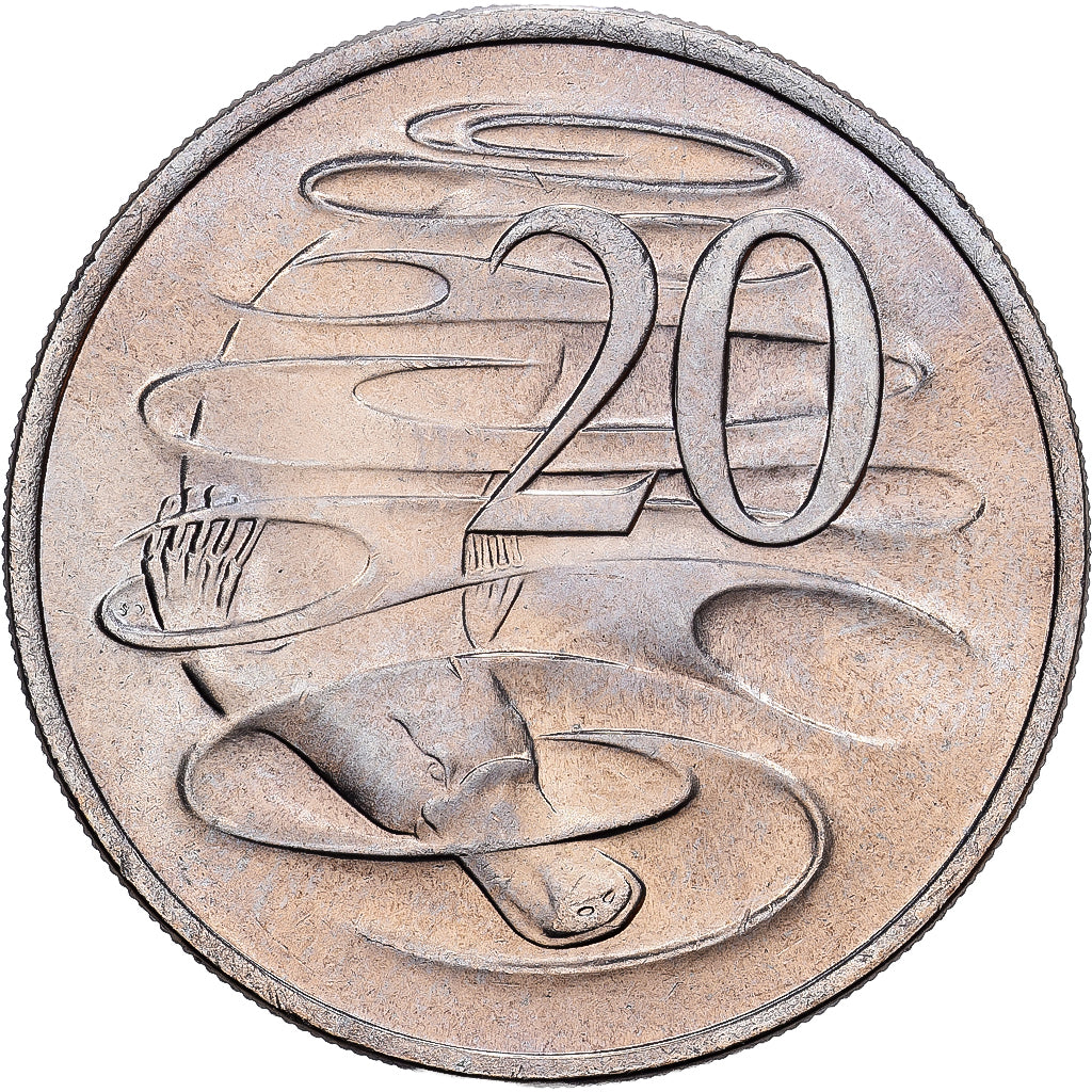 Australië, Elizabeth II, 20 Cents, 1982, Cupro-nikkel, UNC-, KM:66