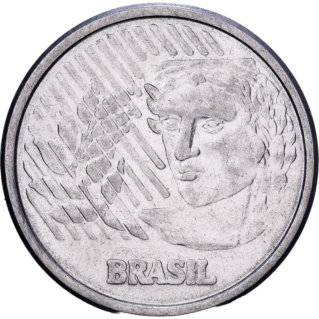 Brazylia, 50 Centavos, 1994, Stal nierdzewna, AU(50-53), KM:635
