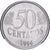 Brasil, 50 Centavos, 1994, Aço Inoxidável, AU(50-53), KM:635