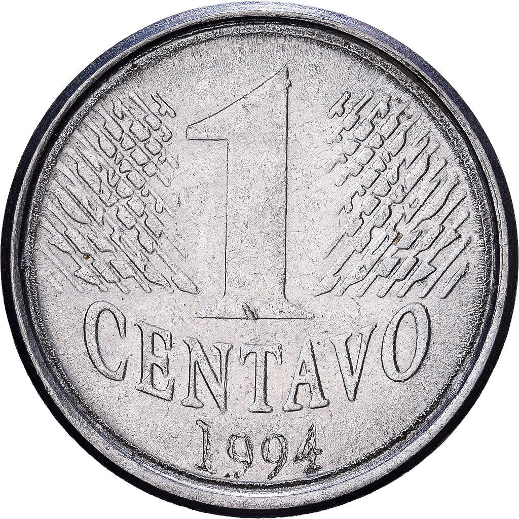Brazil, Centavo, 1994, Stainless Steel, EF(40-45), KM:631