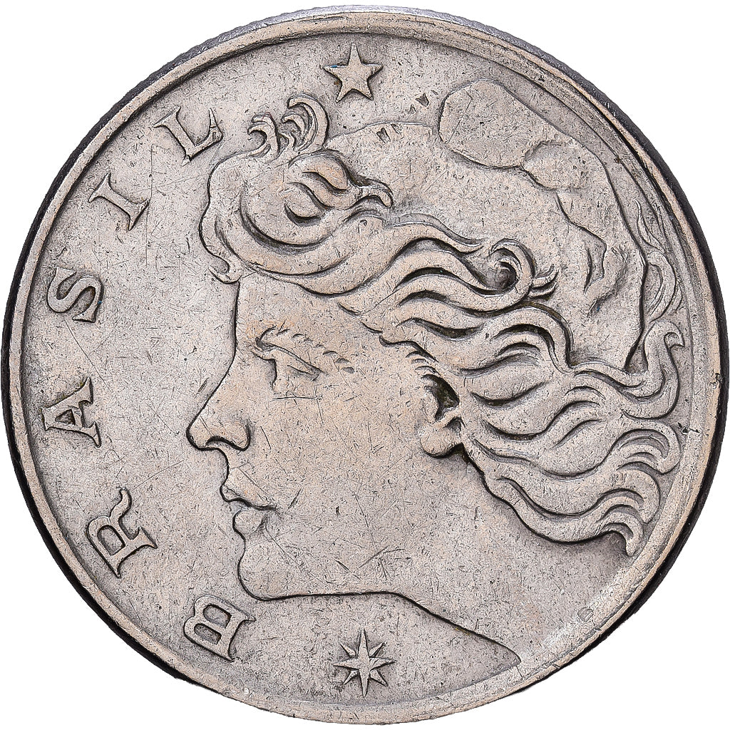 Brazil, 20 Centavos, 1970, Copper-nickel, EF(40-45), KM:579.2
