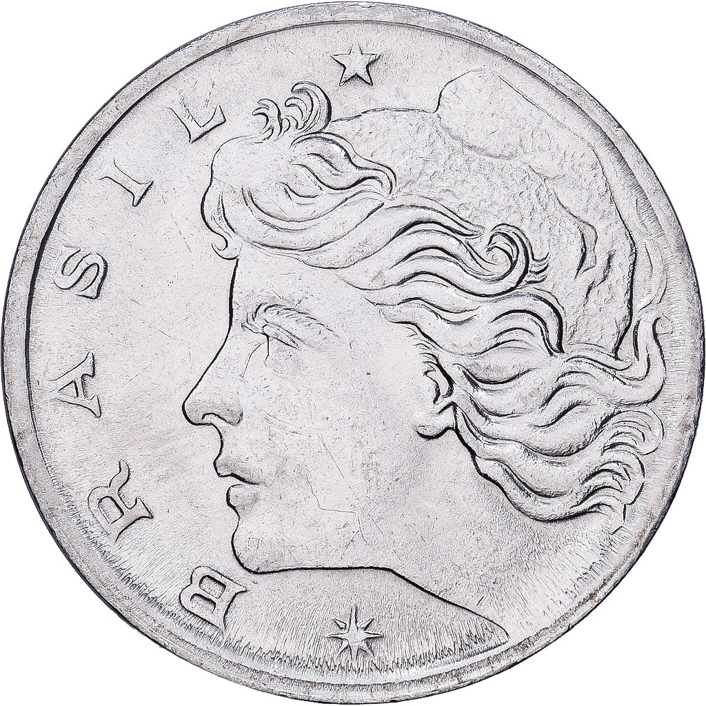 Brazil, Centavo, 1975, Stainless Steel, MS(63), KM:575.2