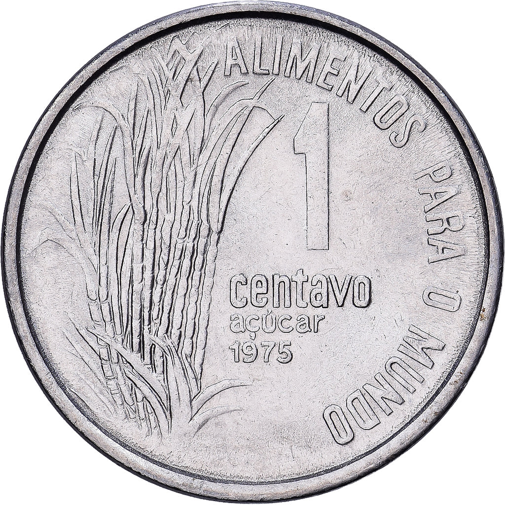 Brazil, Centavo, 1975, Stainless Steel, MS(63), KM:575.2