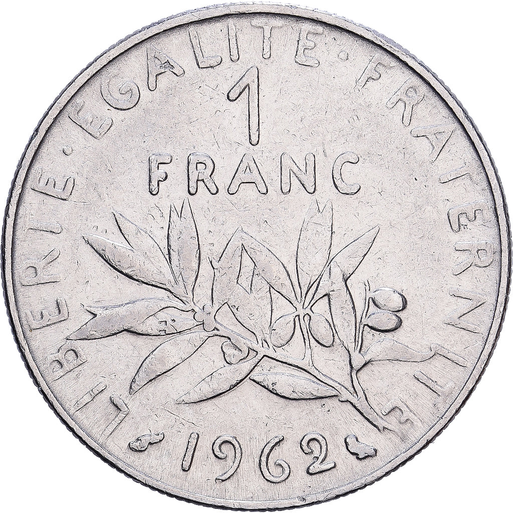 Frankreich, Franc, Semeuse, 1962, Paris, Nickel, VZ, Gadoury:474, Le