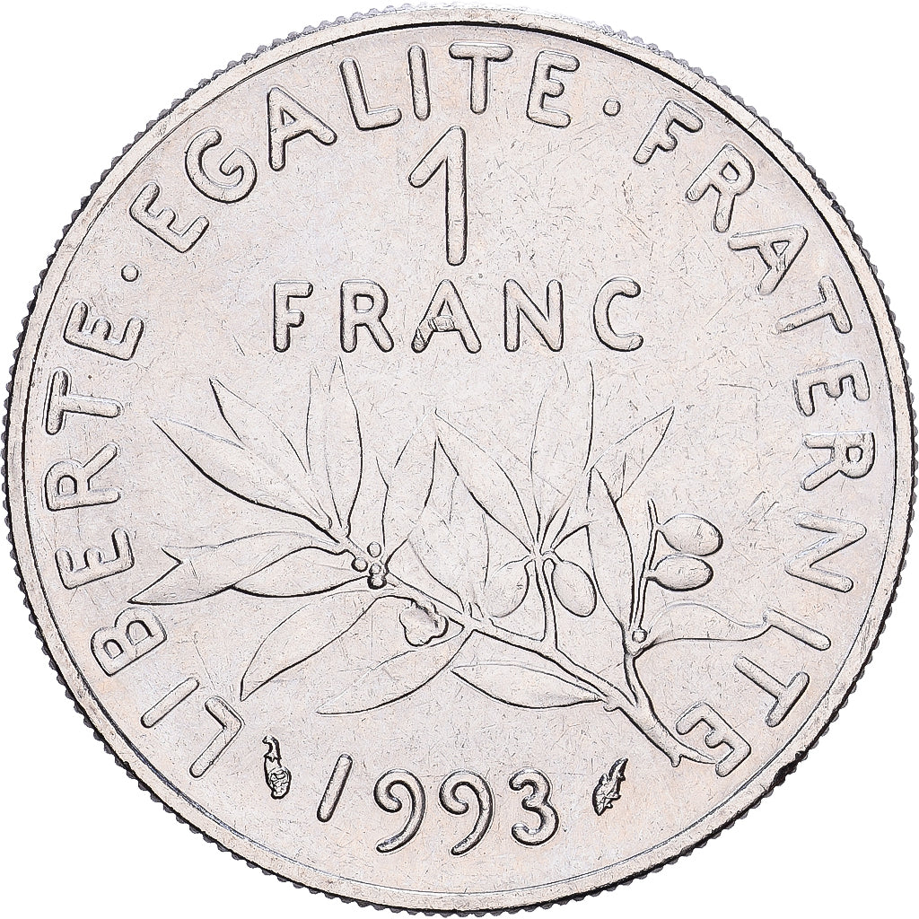 Frankrijk, Franc, Semeuse, 1993, Paris, Nickel, PR, Gadoury:474, Le Franc:F.226