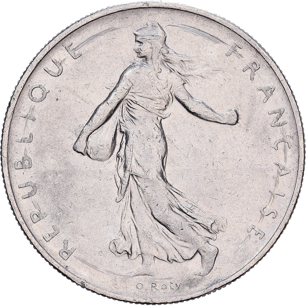 Francia, Franc, Semeuse, 1967, Paris, Nichel, BB, Gadoury:474, KM:925.1