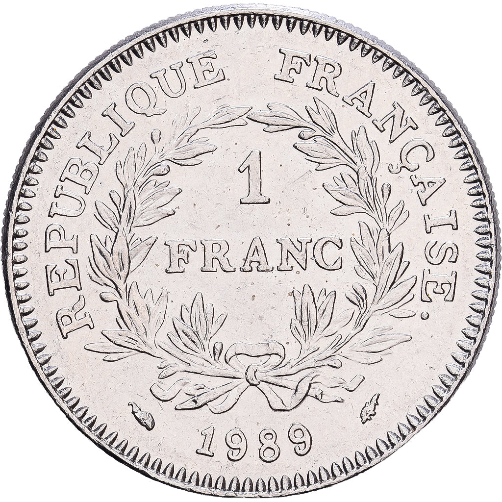 Frankrijk, Franc, États généraux, 1989, Nickel, PR, Gadoury:477, Le