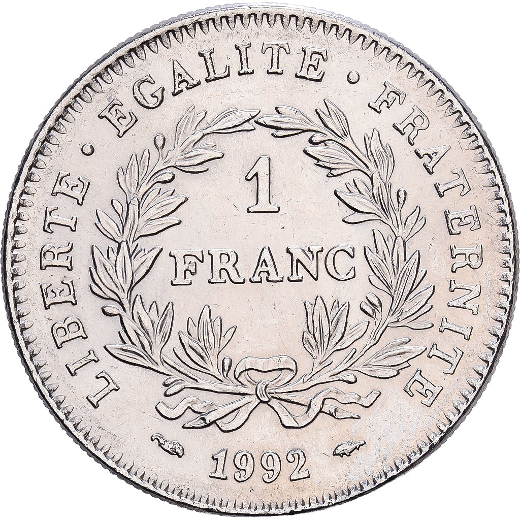 France, Franc, République, 1992, Paris, Nickel, SUP, Gadoury:478, Le