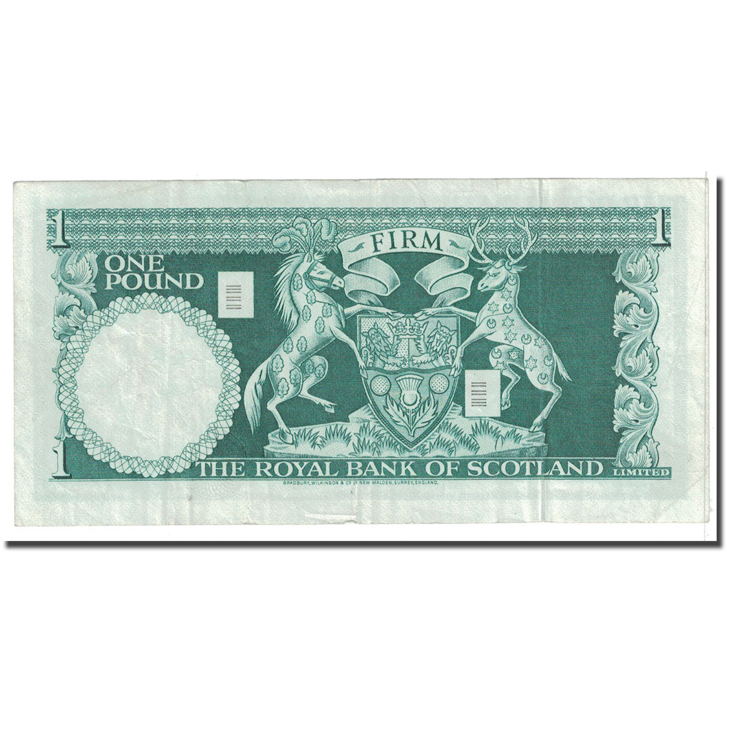 Biljet, Schotland, 1 Pound, 1969, 1969-03-19, KM:329a, TTB