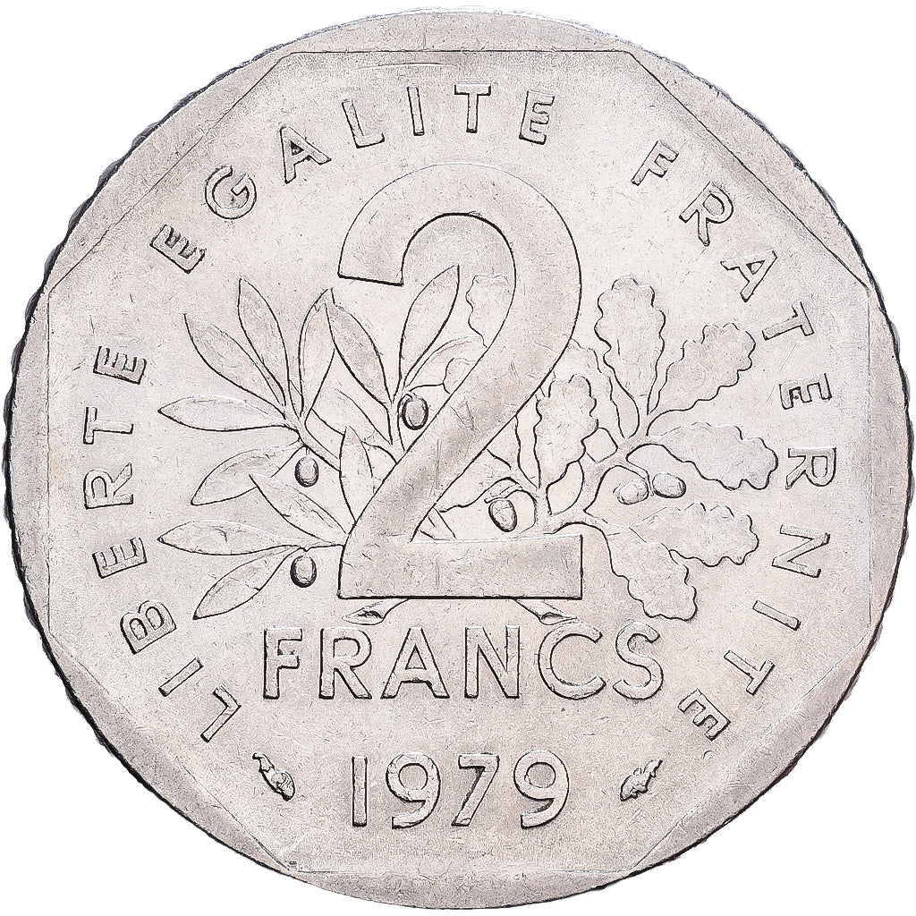 Frankrijk, 2 Francs, Semeuse, 1979, Paris, Nickel, PR, Gadoury:547, Le
