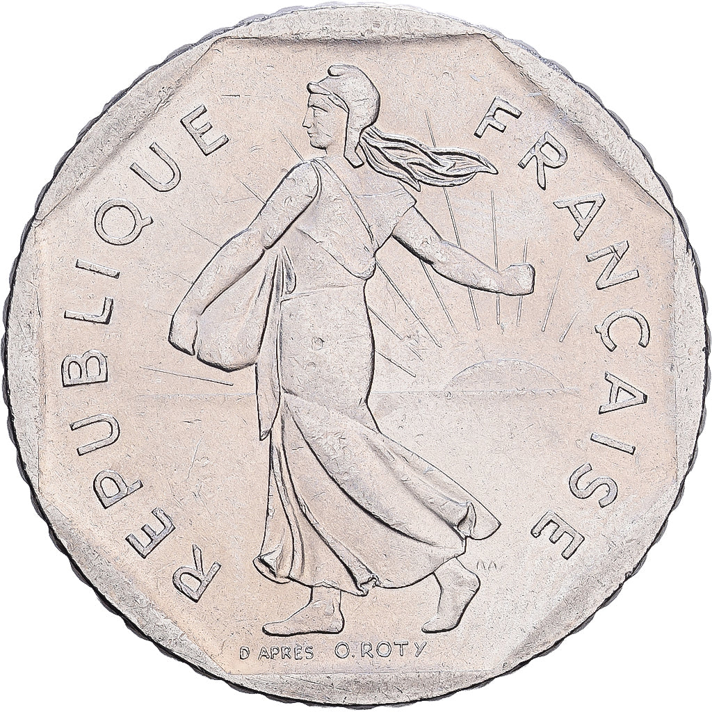 France, 2 Francs, Semeuse, 1981, Nickel, AU(55-58), Gadoury:547, Le Franc:F.272