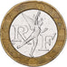 Frankrijk, 10 Francs, Génie, 1990, Paris, Bi-Metallic, ZF, Gadoury:827