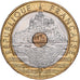 Francja, 20 Francs, Mont Saint Michel, 1995, Paris, Trójmetaliczny, AU(55-58)