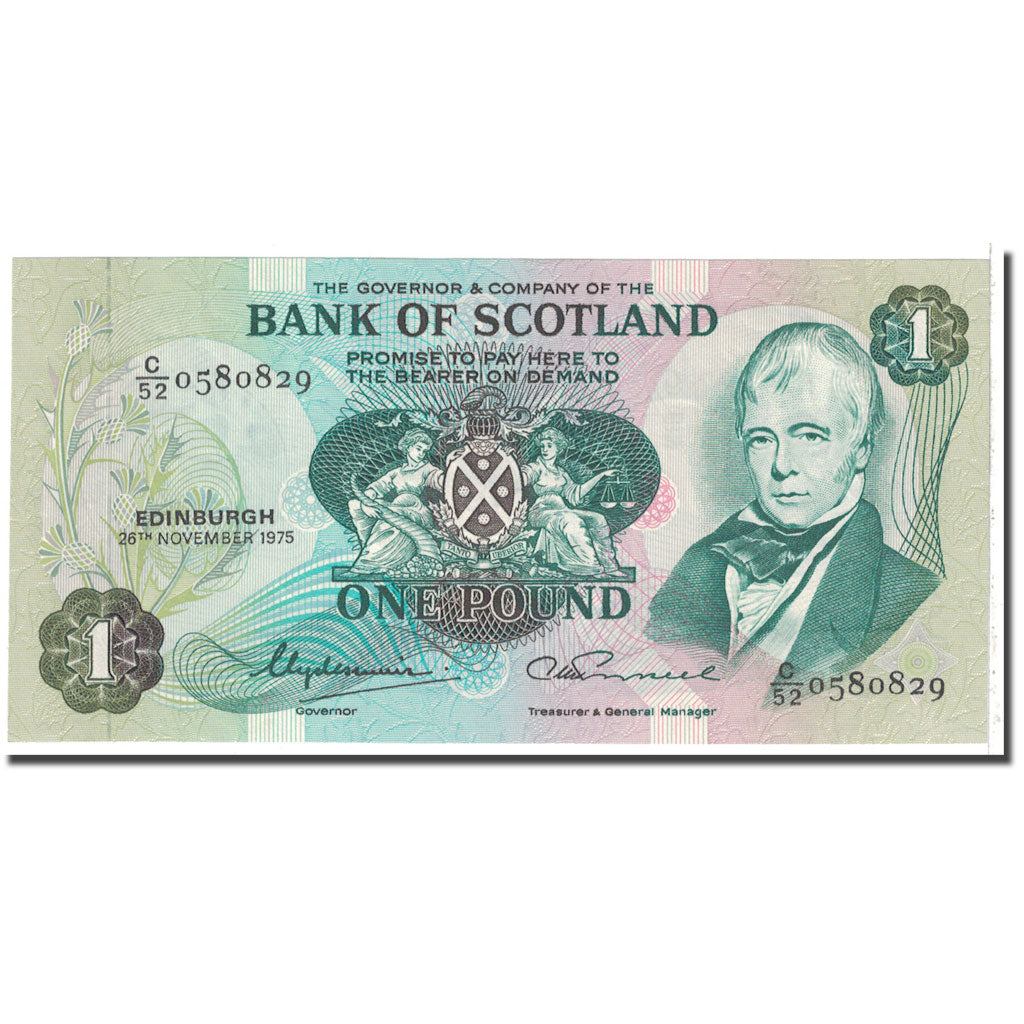 Banknote, Scotland, 1 Pound, 1975, 1975-11-26, KM:111c, UNC(63)