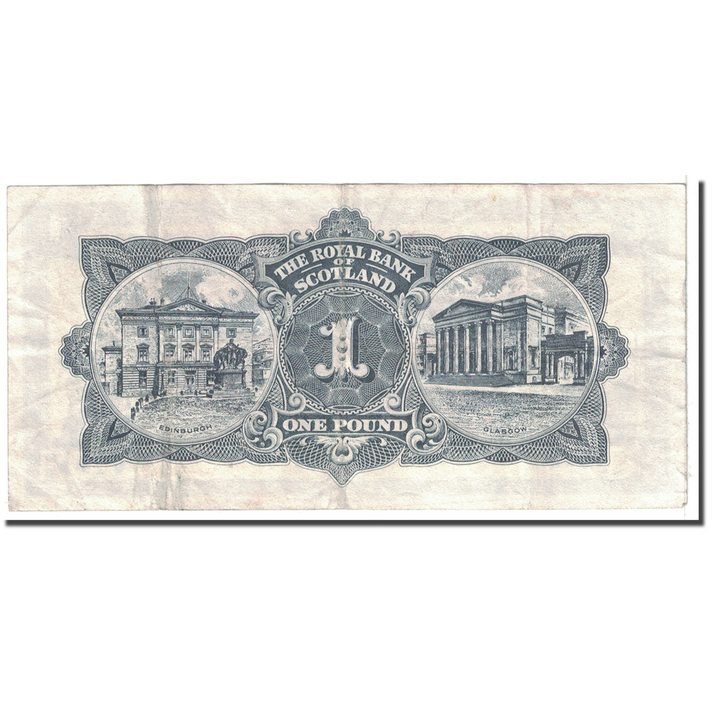 Banconote, Scozia, 1 Pound, 1967, 1967-07-01, KM:325b, BB