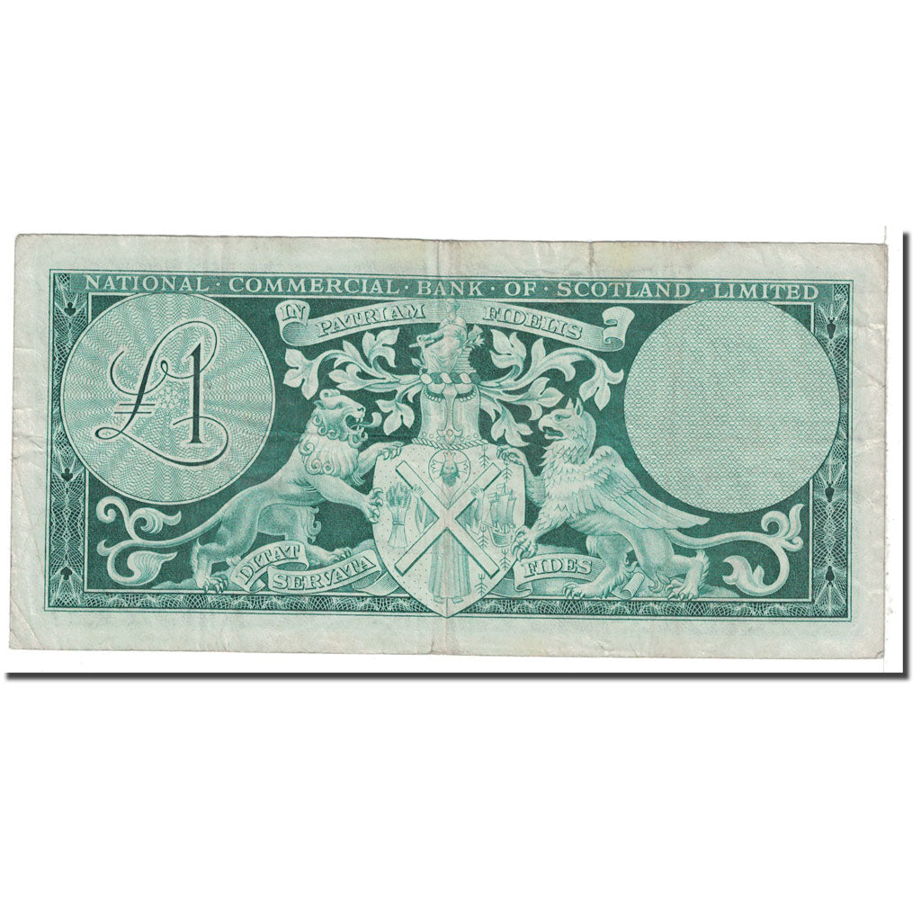 Biljet, Schotland, 1 Pound, 1966, 1966-01-04, KM:269a, TB