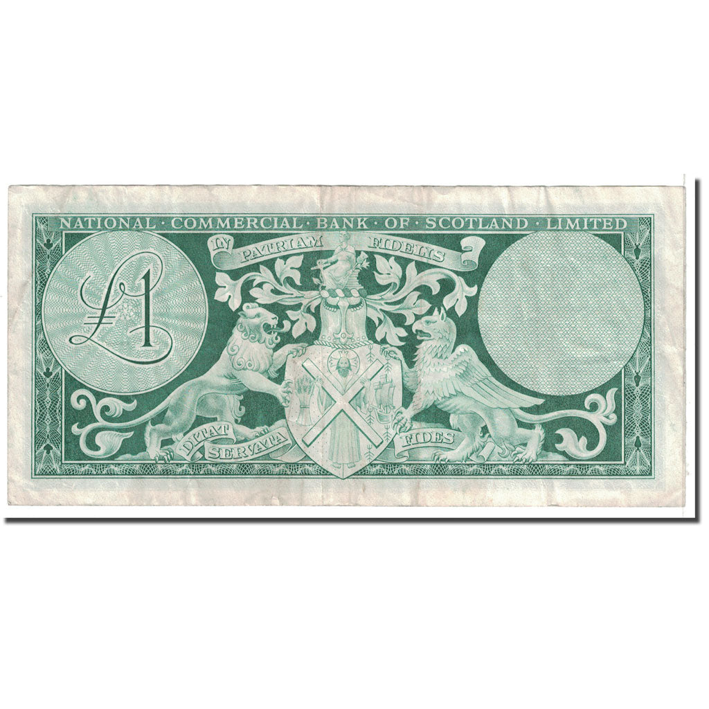 Biljet, Schotland, 1 Pound, 1964, 1964-10-01, KM:269a, TB+