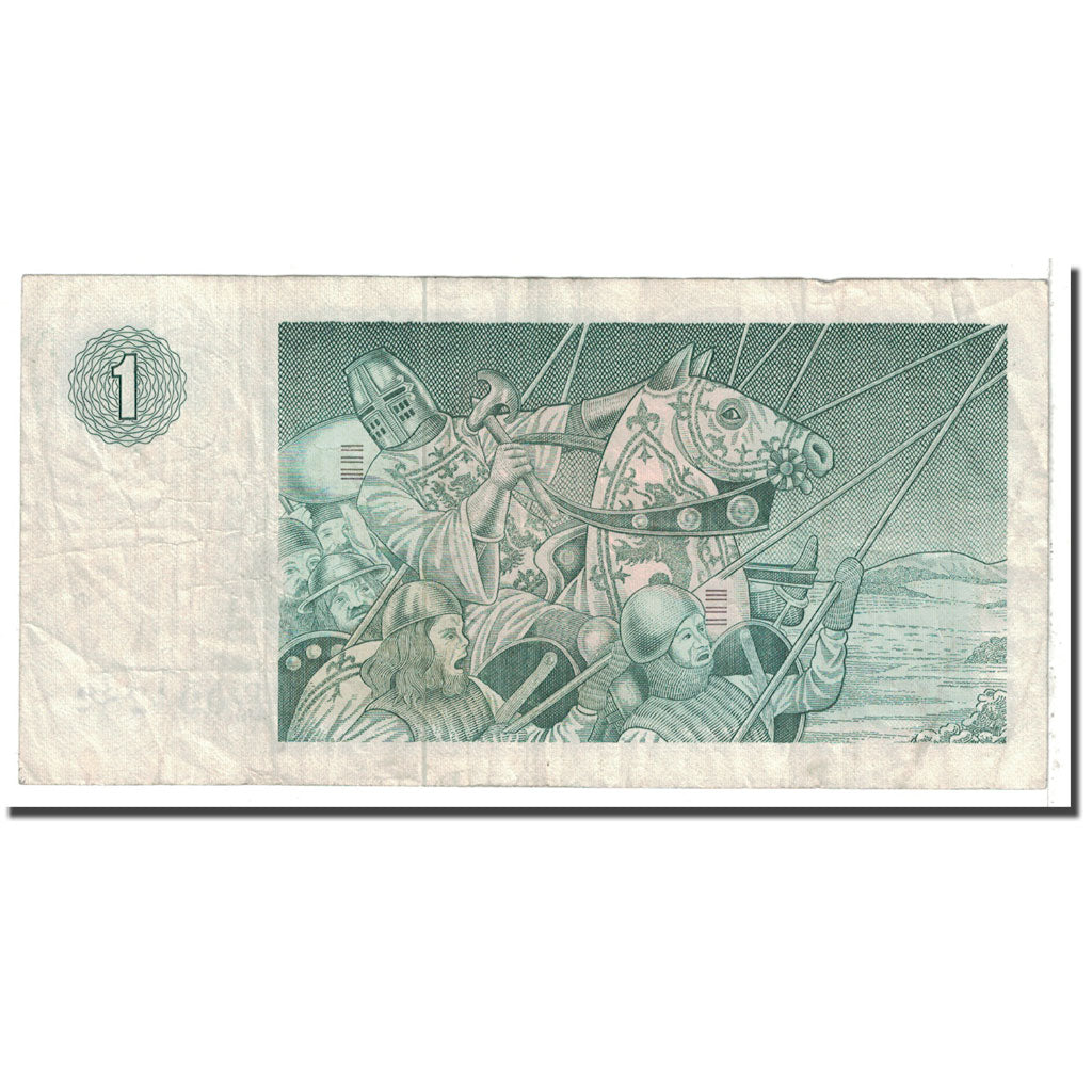 Billete, 1 Pound, 1977, Escocia, 1977-03-01, KM:204c, BC
