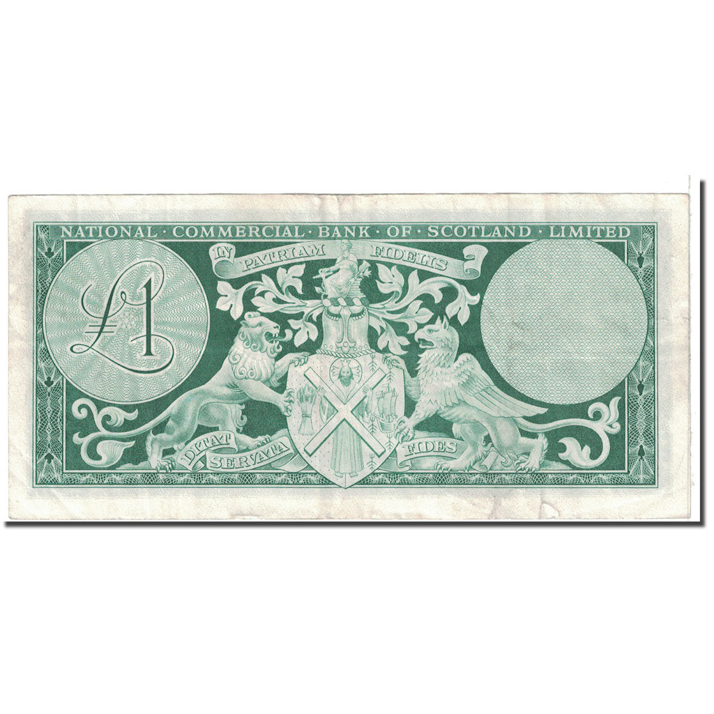 Billete, 1 Pound, 1963, Escocia, 1963-08-01, KM:269a, MBC