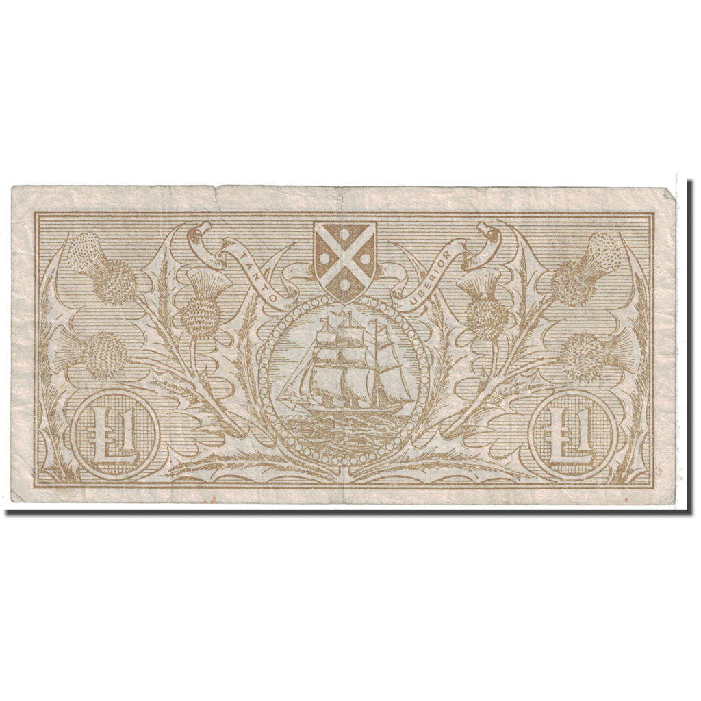 Biljet, Schotland, 1 Pound, 1962, 1962-12-12, KM:102a, TB