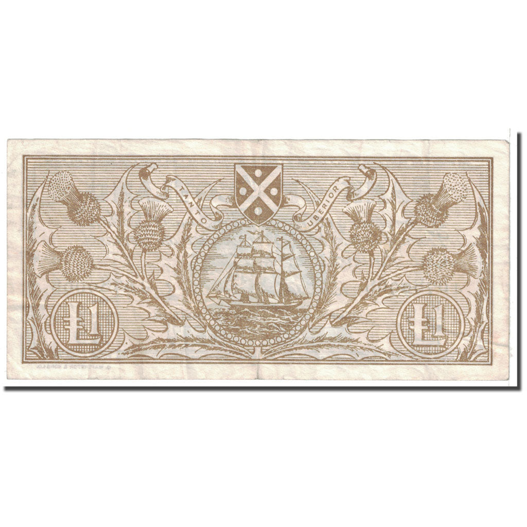 Billete, 1 Pound, 1962, Escocia, 1962-12-06, KM:102a, BC+