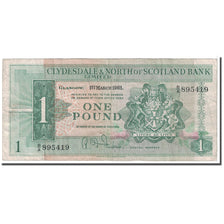 Banknote, Scotland, 1 Pound, 1961, 1961-03-01, KM:195a, VF(20-25)