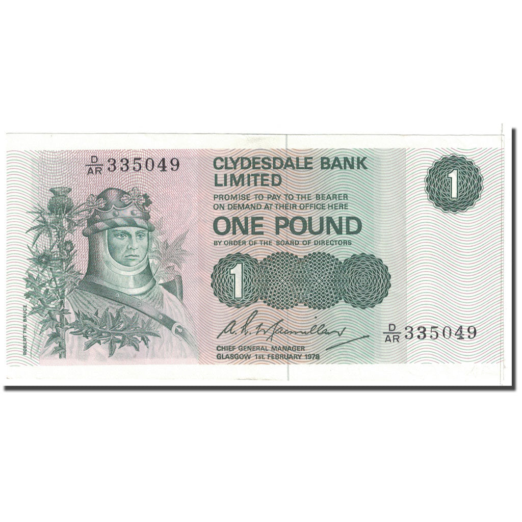 Biljet, Schotland, 1 Pound, 1978, 1978-02-01, KM:111c, SUP+