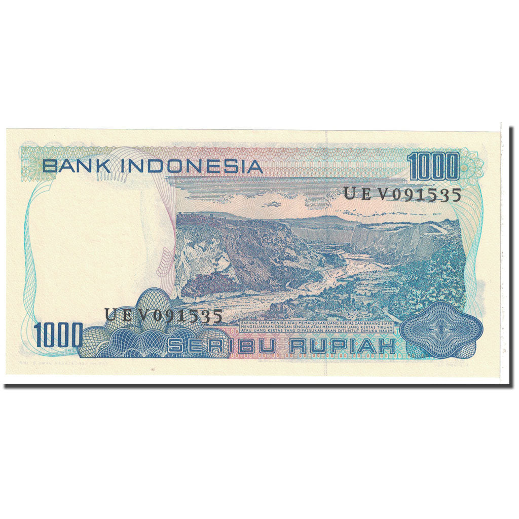 Banconote, Indonesia, 1000 Rupiah, 1980, KM:119, SPL