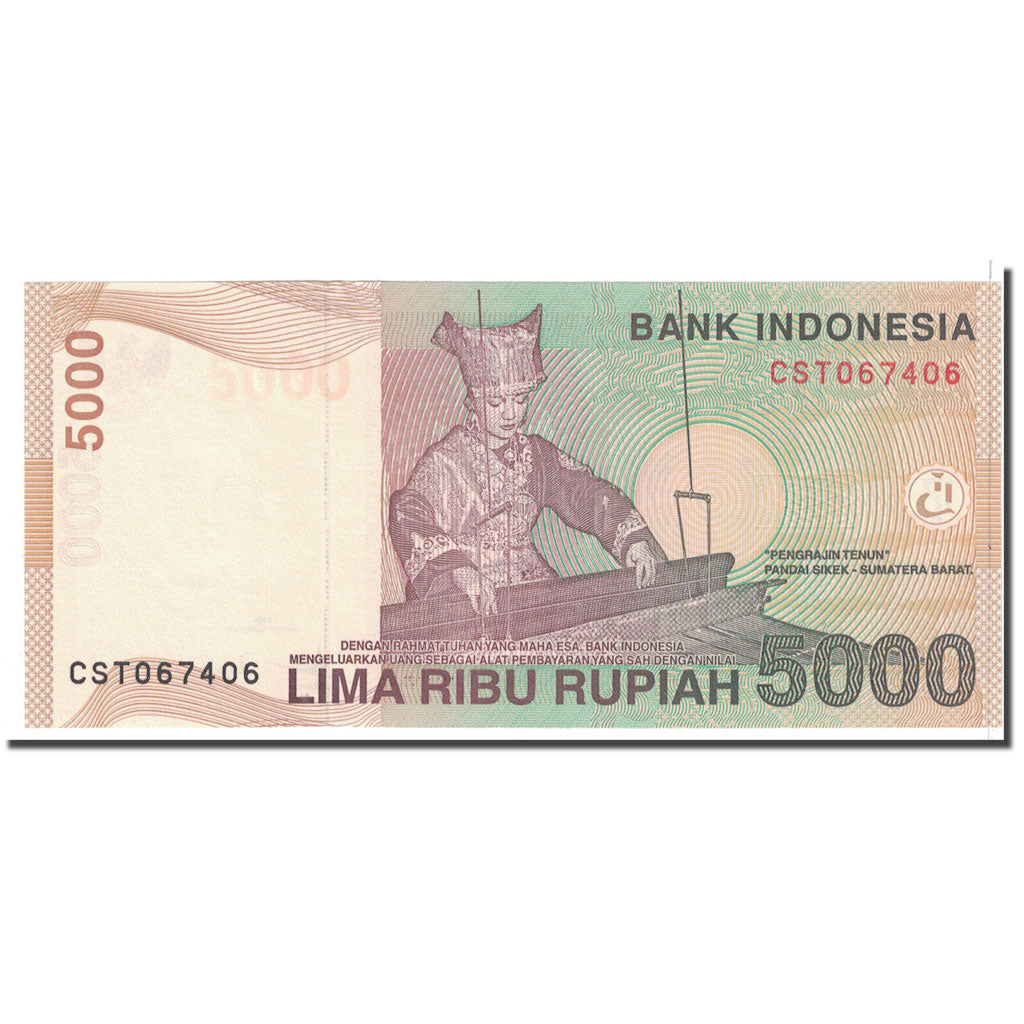 Billet, Indonésie, 5000 Rupiah, 2001, KM:142a, SPL