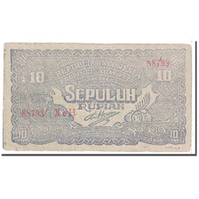 Banknote, Indonesia, 10 Rupiah, 1948, 1948-01-01, KM:S190b, EF(40-45)