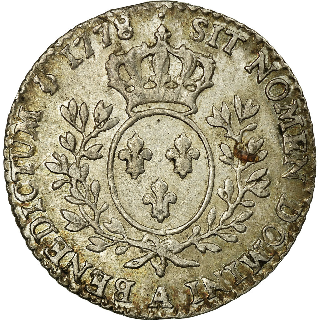 Monnaie, France, Louis XVI, 1/10 Écu, 12 Sols, 1/10 ECU, 1778, Paris, TTB+