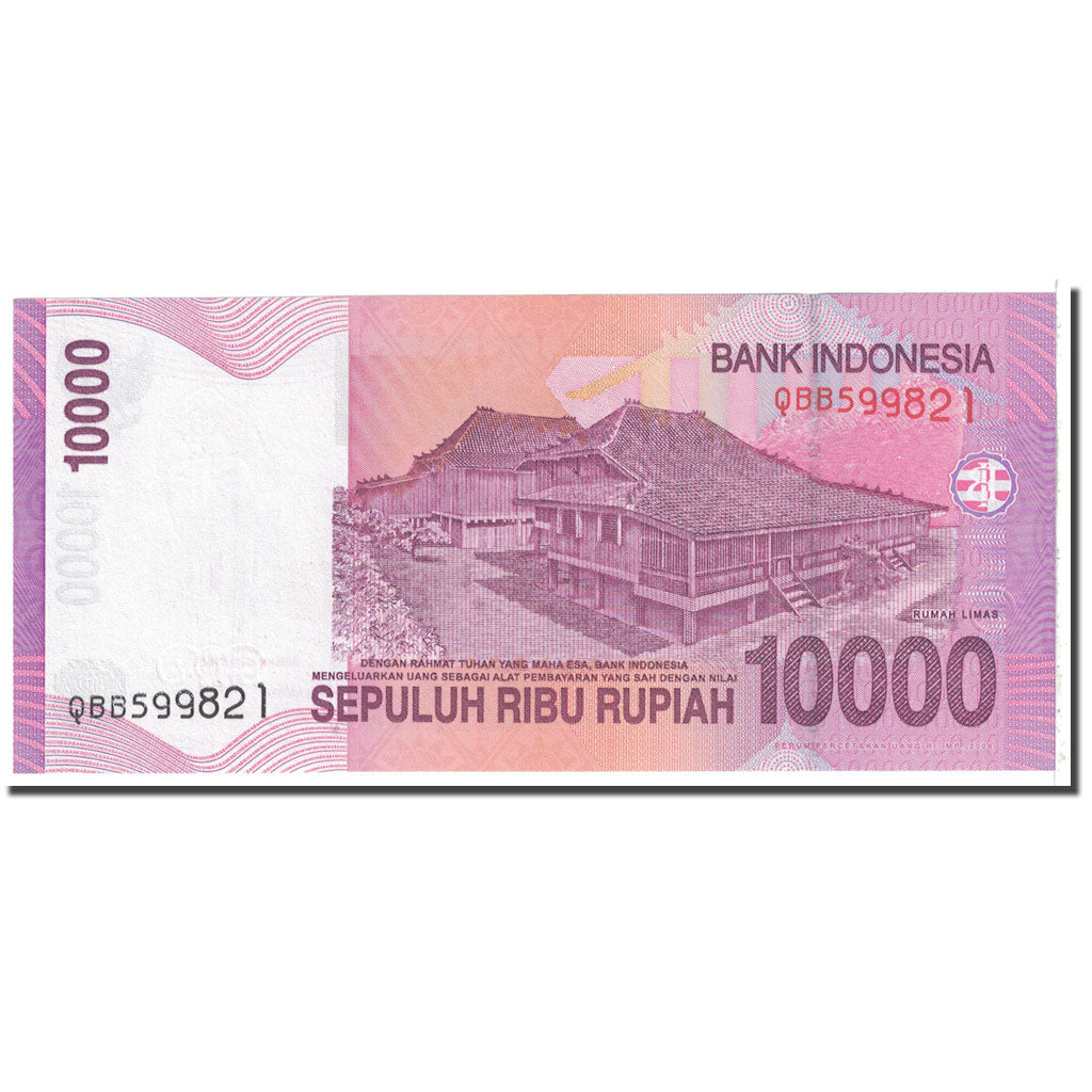 Banknote, Indonesia, 10,000 Rupiah, 2005, KM:143a, UNC(63)