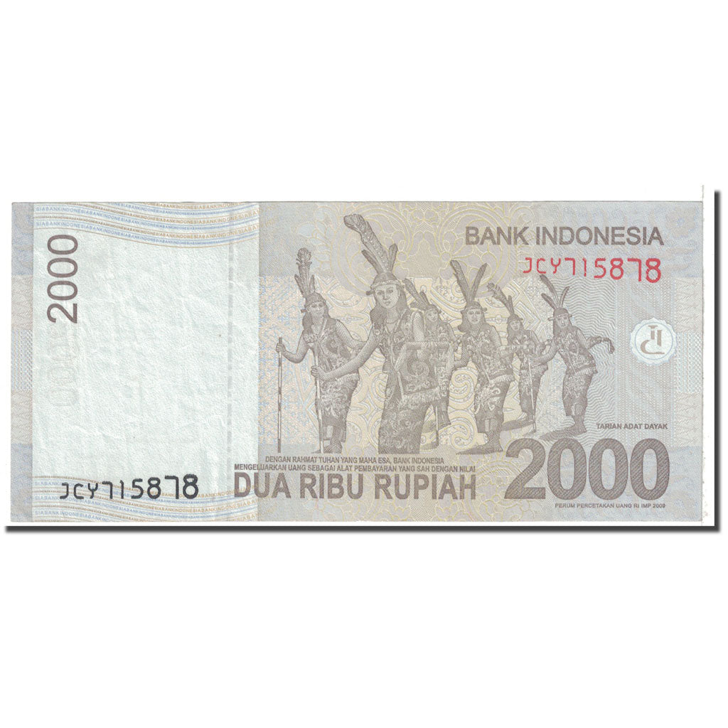 Geldschein, Indonesien, 2000 Rupiah, 2009, KM:148a, SS