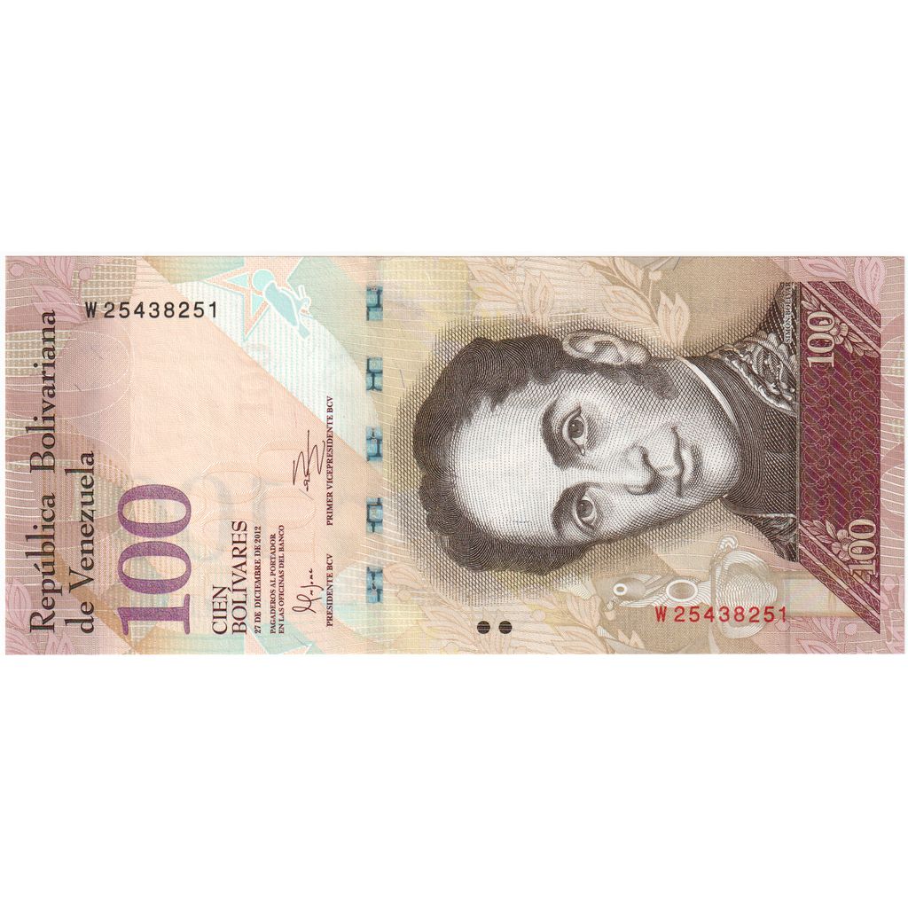 Venezuela, 100 Bolivares, 2012, 2012-12-27, UNC(65-70)
