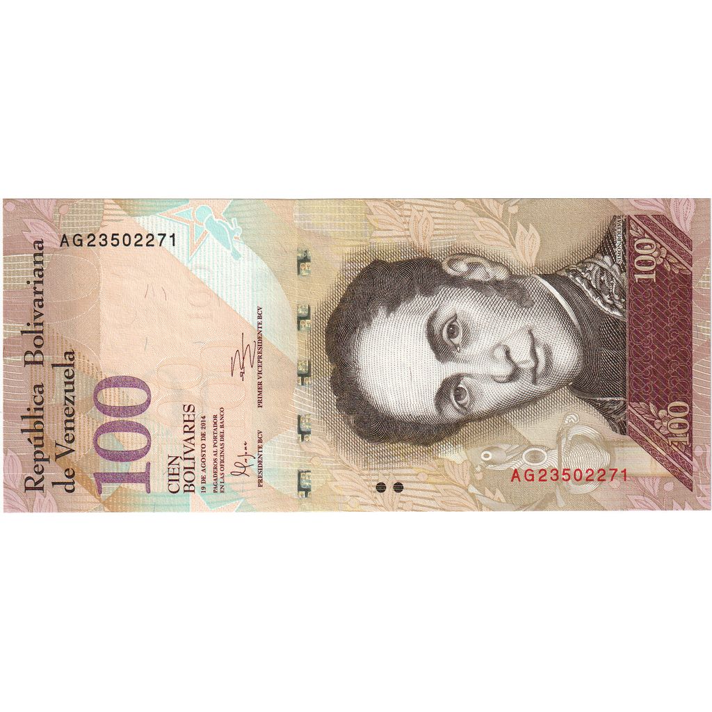 Venezuela, 100 Bolivares, 2014, 2014-08-19, NEUF
