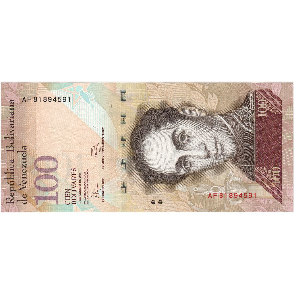 Venezuela, 100 Bolivares, 2014, 2014-08-19, UNC(65-70)
