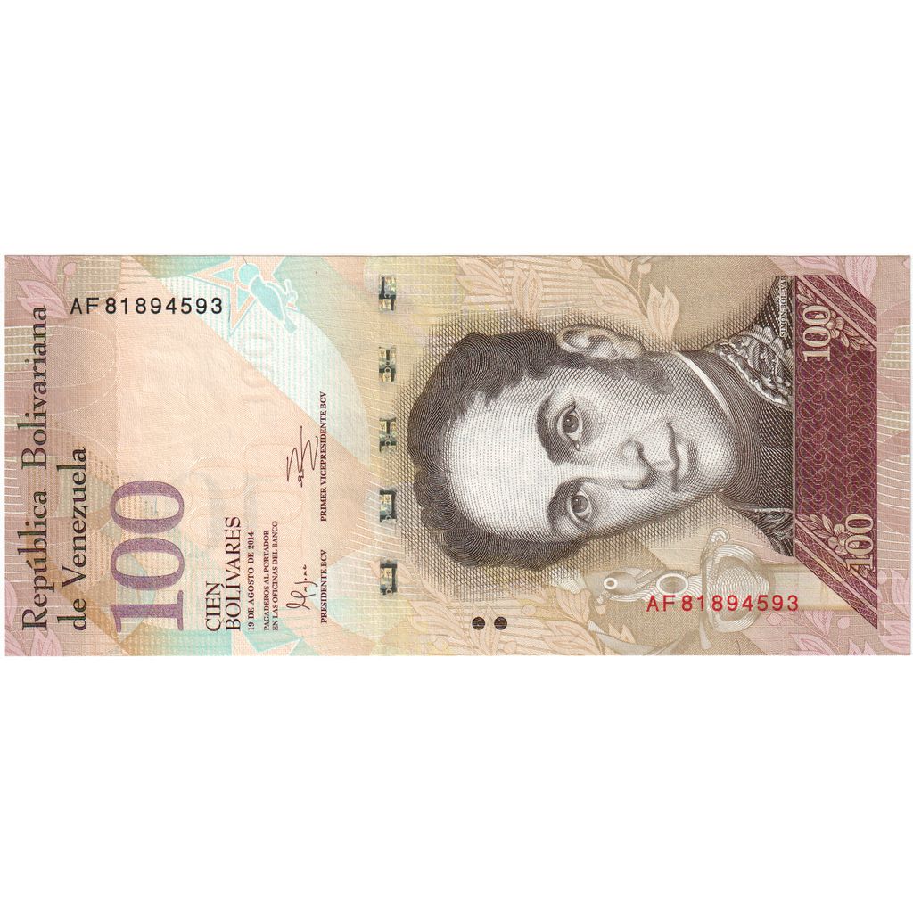 Venezuela, 100 Bolivares, 2014, 2014-08-19, UNC(65-70)