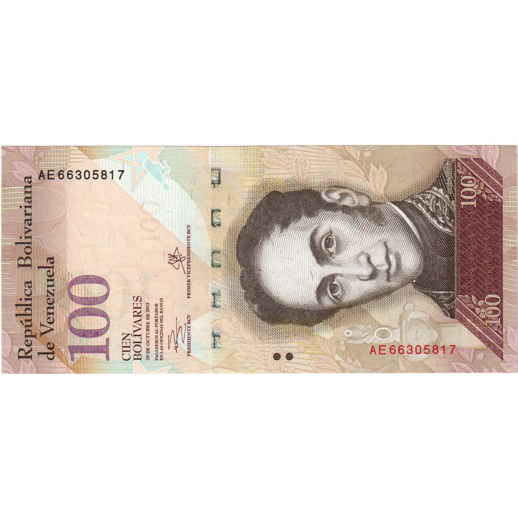 Venezuela, 100 Bolivares, 2013, 2013-10-29, UNC(63)
