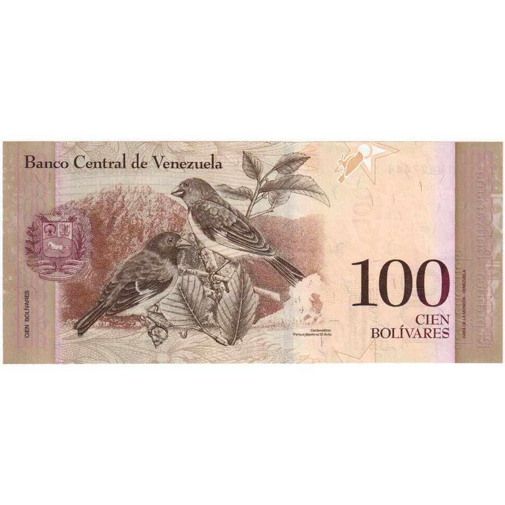 Venezuela, 100 Bolivares, 2014, 2014-08-19, SPL