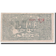 Banknote, Indonesia, 5 Rupiah, 1948, 1948-01-01, KM:S189a, VF(20-25)