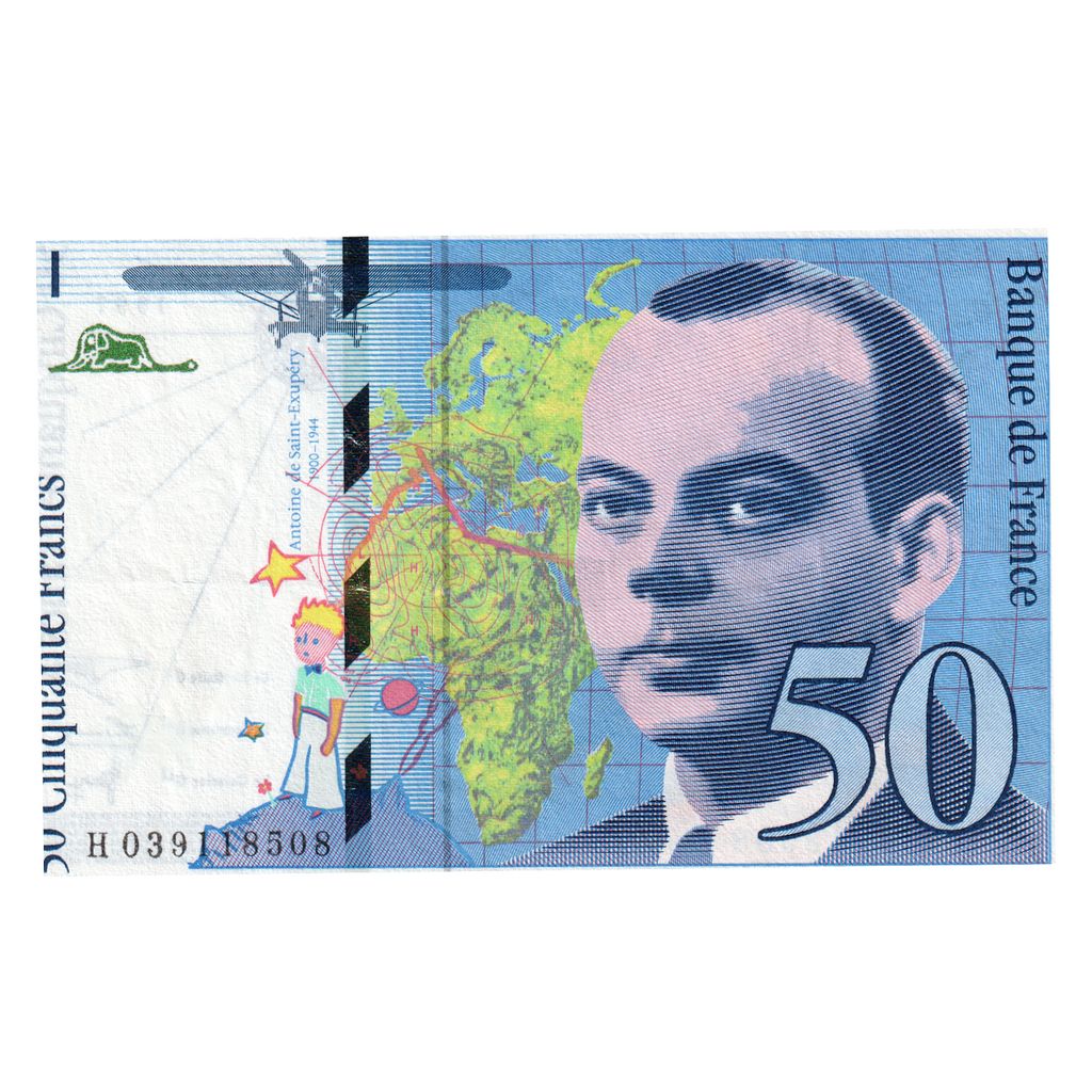 Francia, 50 Francs, St Exupéry, 1997, H039118508, MBC+, Fayette:73.4, KM:157Ad