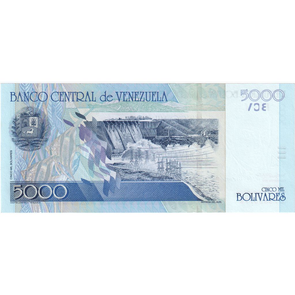 Venezuela, 5000 Bolivares, 2004-05-25, UNC(65-70)