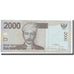 Banconote, Indonesia, 2000 Rupiah, 2009, KM:148a, SPL-