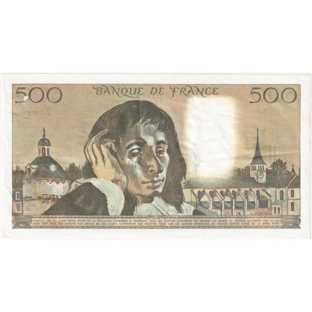 Francia, 500 Francs, Pascal, 1979-06-07, T.103, BB