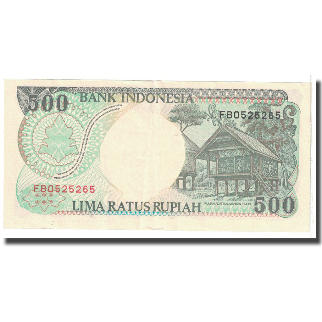 Banconote, Indonesia, 500 Rupiah, 1992, KM:128a, BB+
