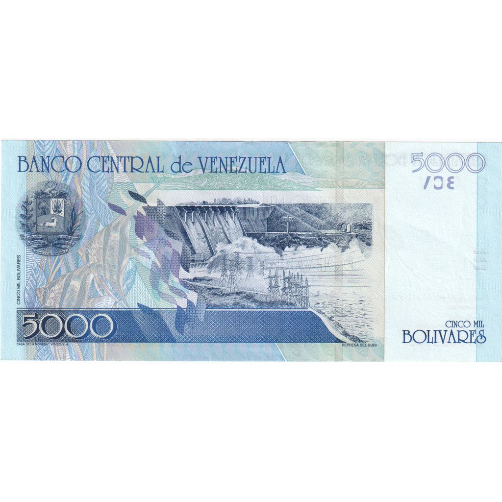 Venezuela, 5000 Bolivares, 2004-05-25, UNC(65-70)