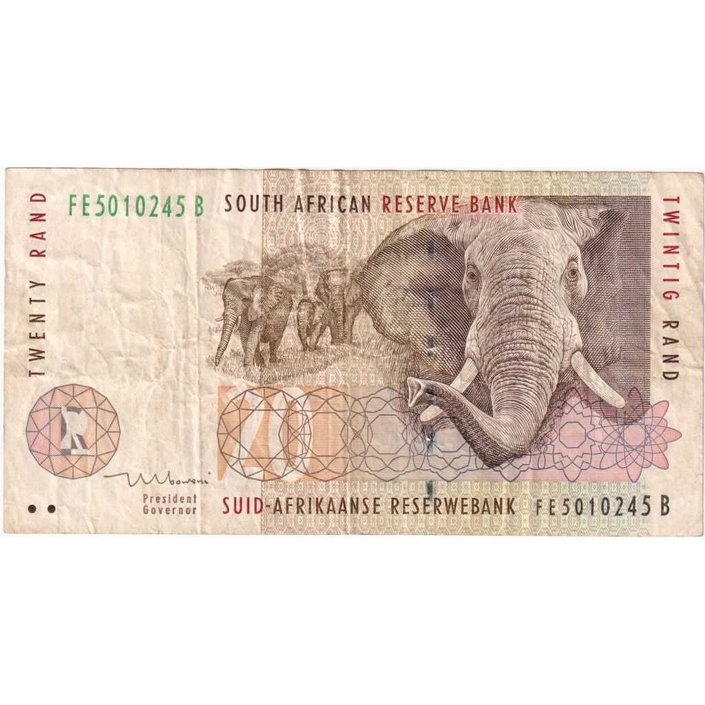 South Africa, 20 Rand, VF(30-35)