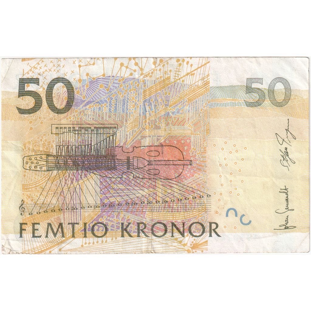 Suécia, 50 Kronor, EF(40-45)