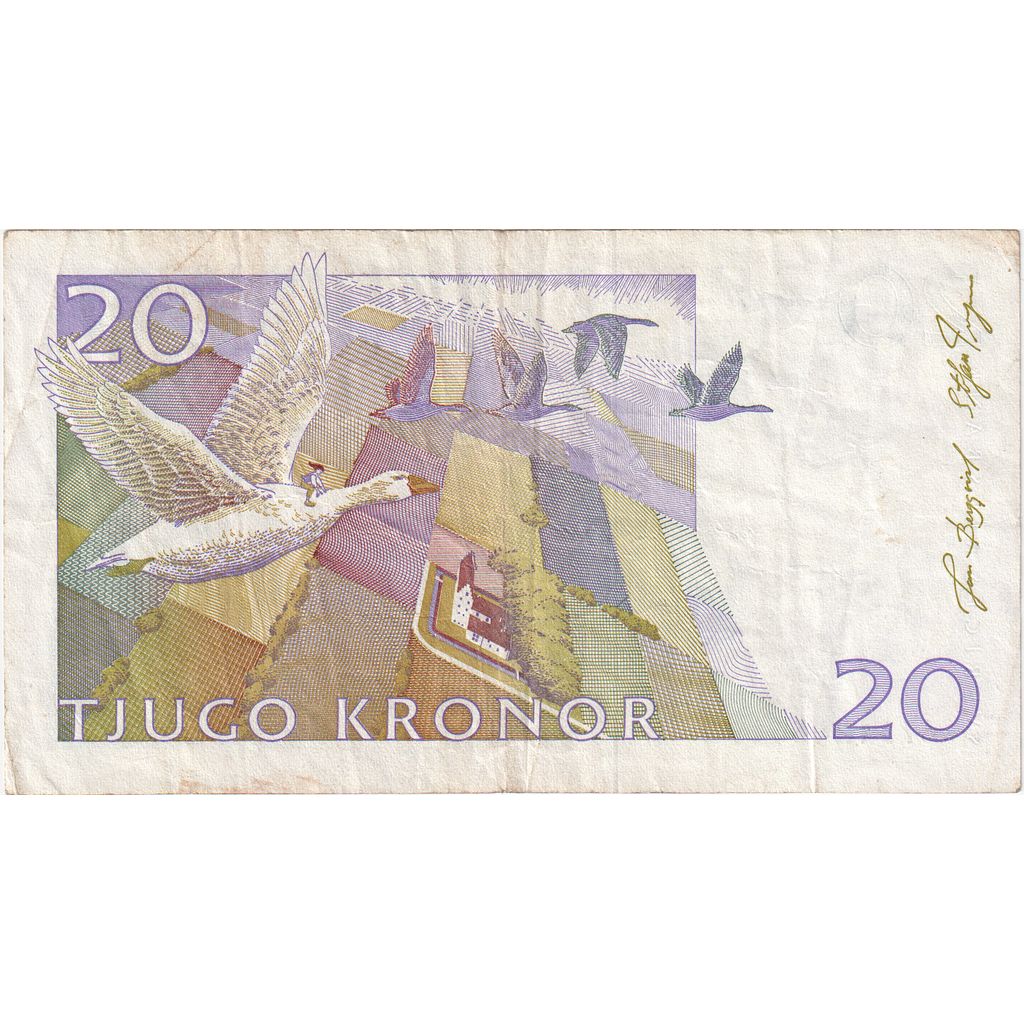 Suède, 20 Kronor, TTB